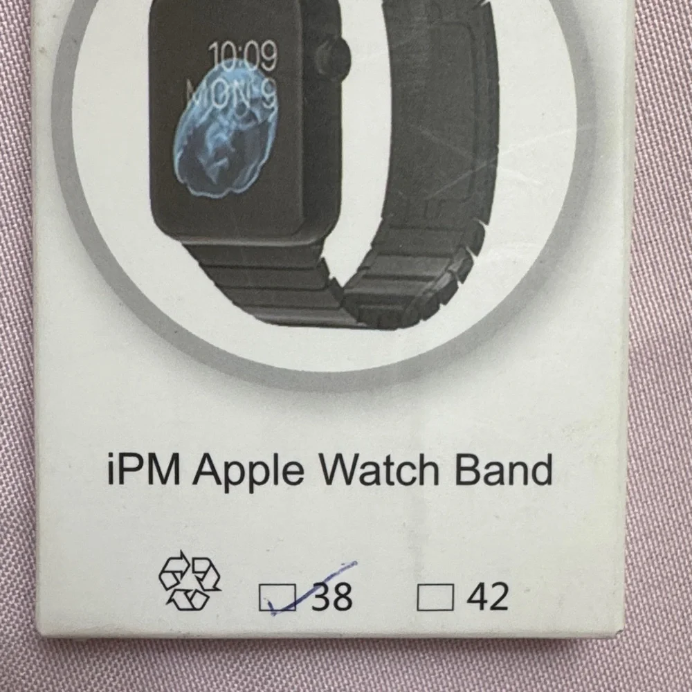 Apple iPM White Watch Band sz 38